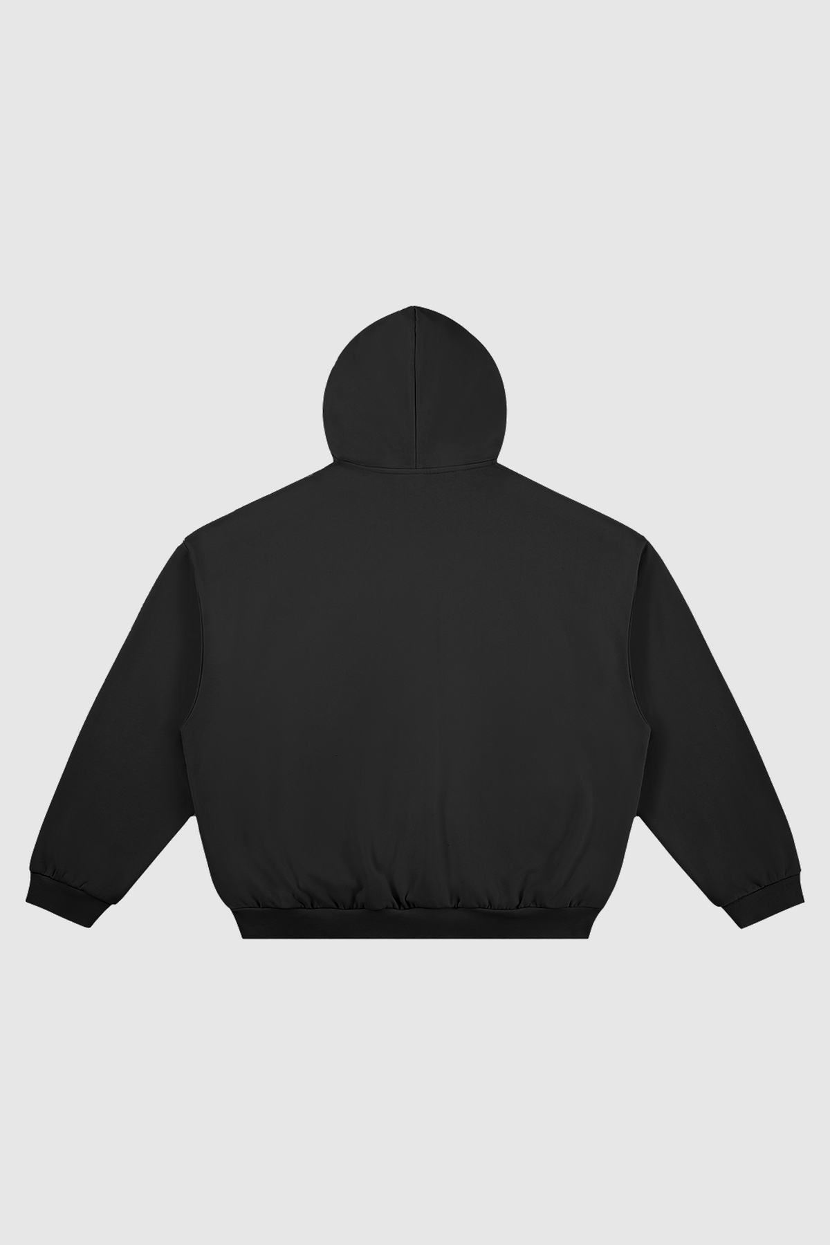 war hoodie – Rückansicht – Black