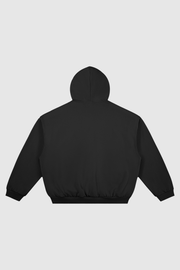 war hoodie – Rückansicht – Black