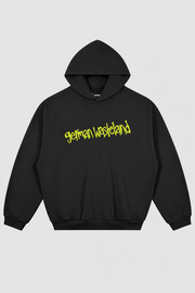 acid hoodie – Vorderansicht – Black