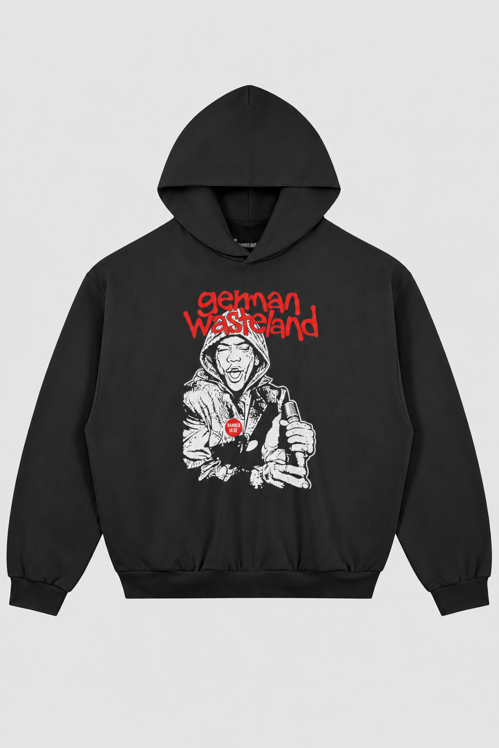 banned in de hoodie – Vorderansicht – Black