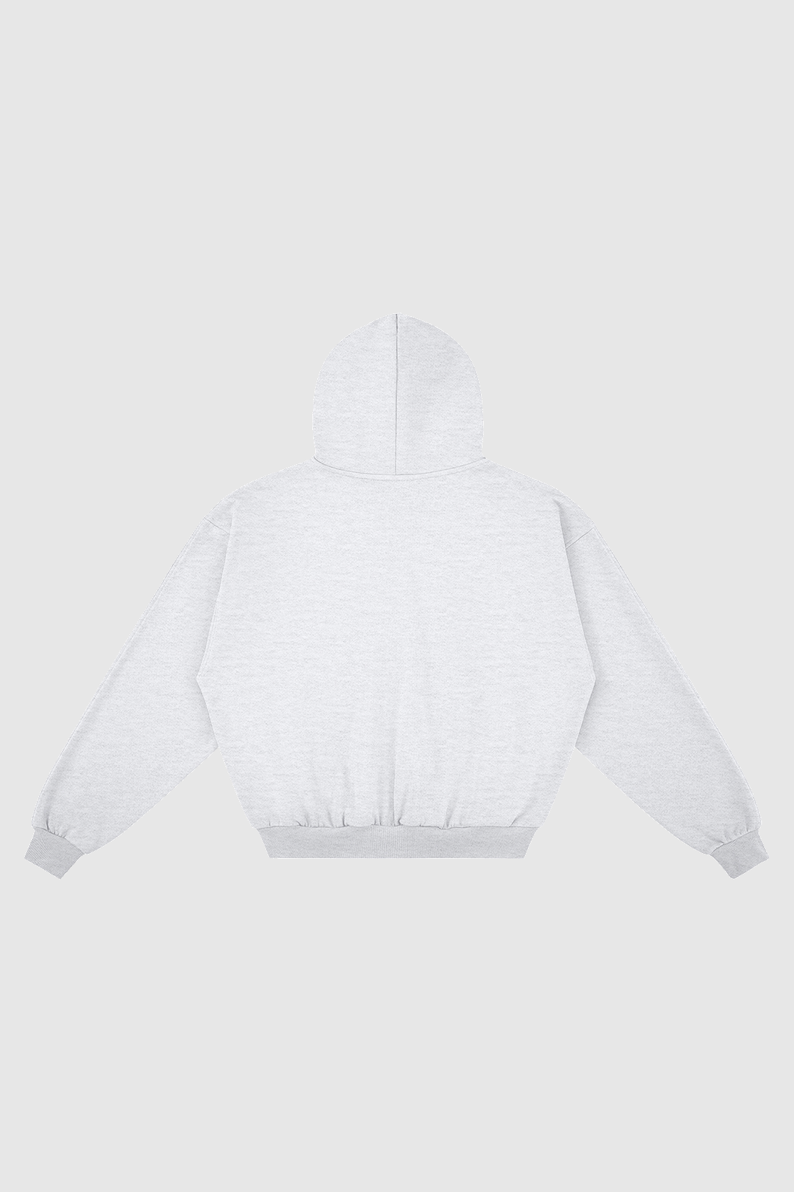 unite & lose zip hoodie – Rückansicht – Light Gray