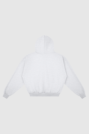 unite & lose zip hoodie – Rückansicht – Light Gray
