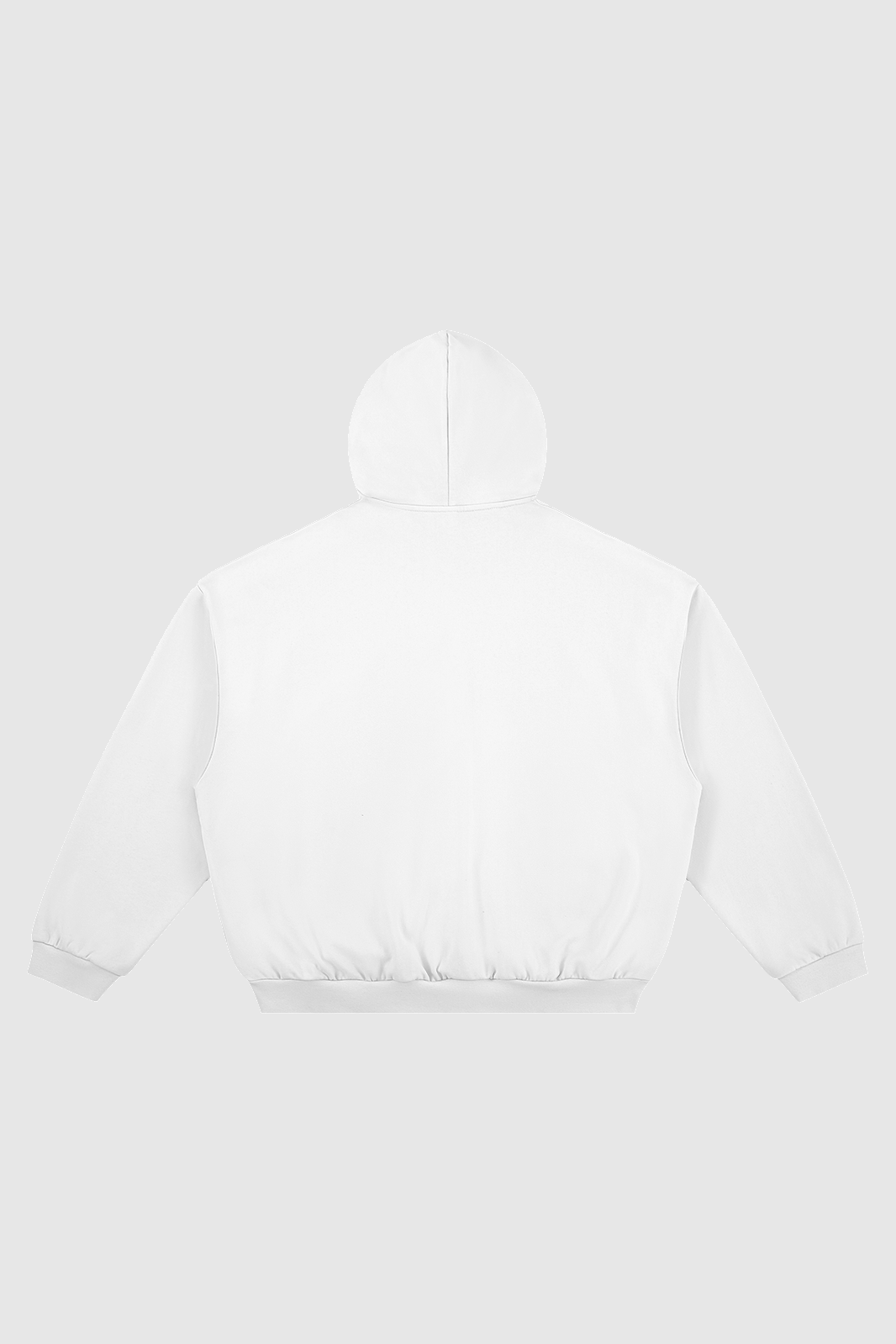 wastebag hoodie – Rückansicht – White