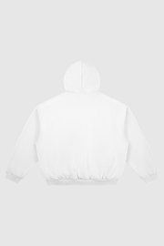 wastebag hoodie – Rückansicht – White
