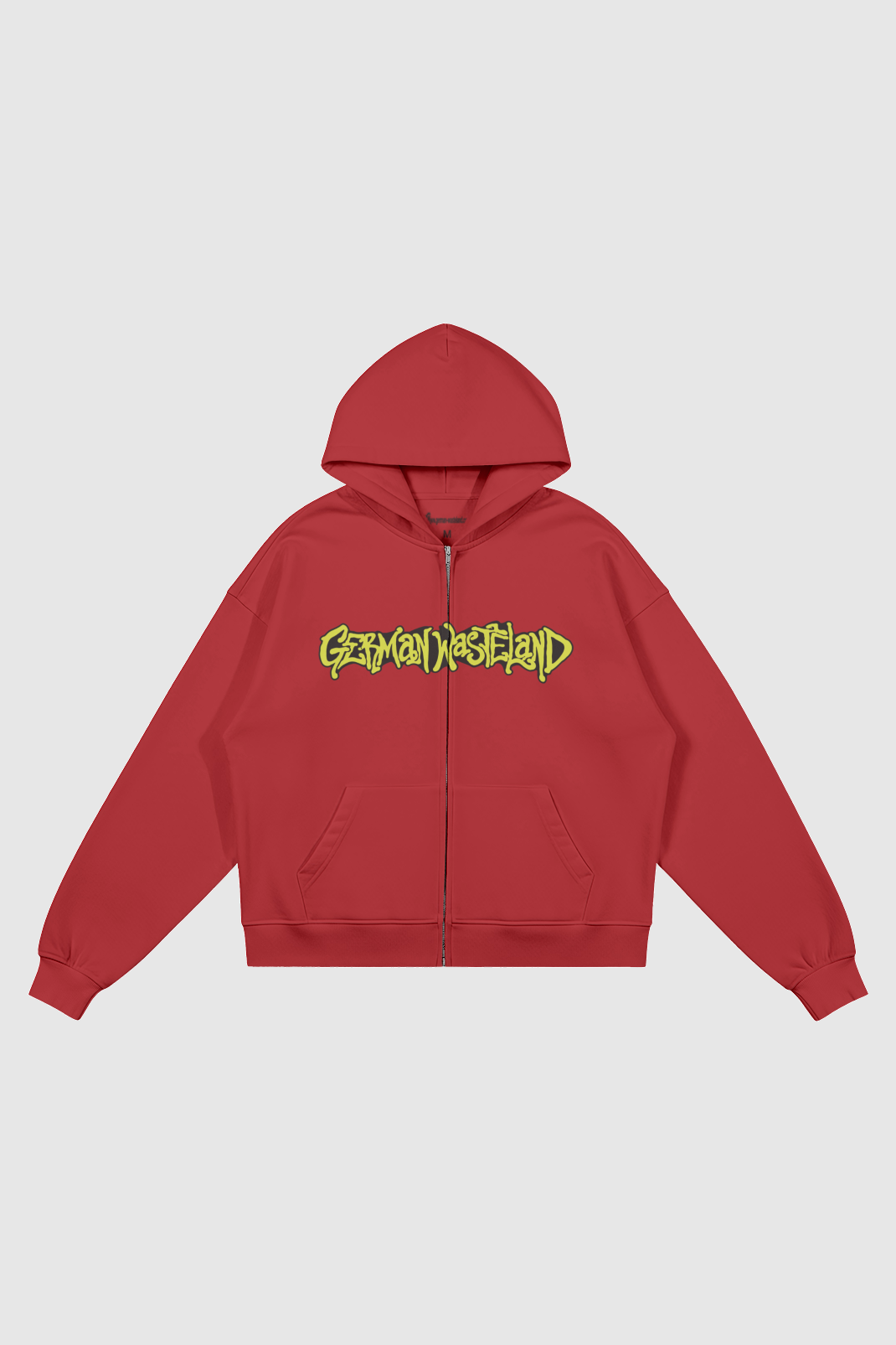 out of 2 hoodie – Vorderansicht – Red