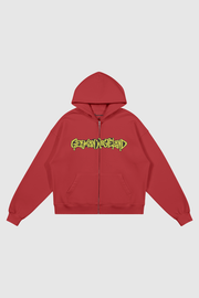 out of 2 hoodie – Vorderansicht – Red