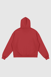 out of 2 hoodie – Rückansicht – Red
