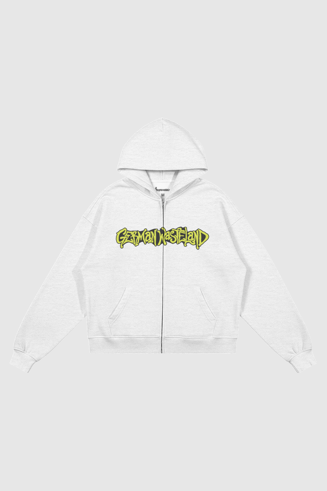 out of 2 hoodie – Vorderansicht – Light Gray