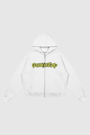 out of 2 hoodie – Vorderansicht – Light Gray