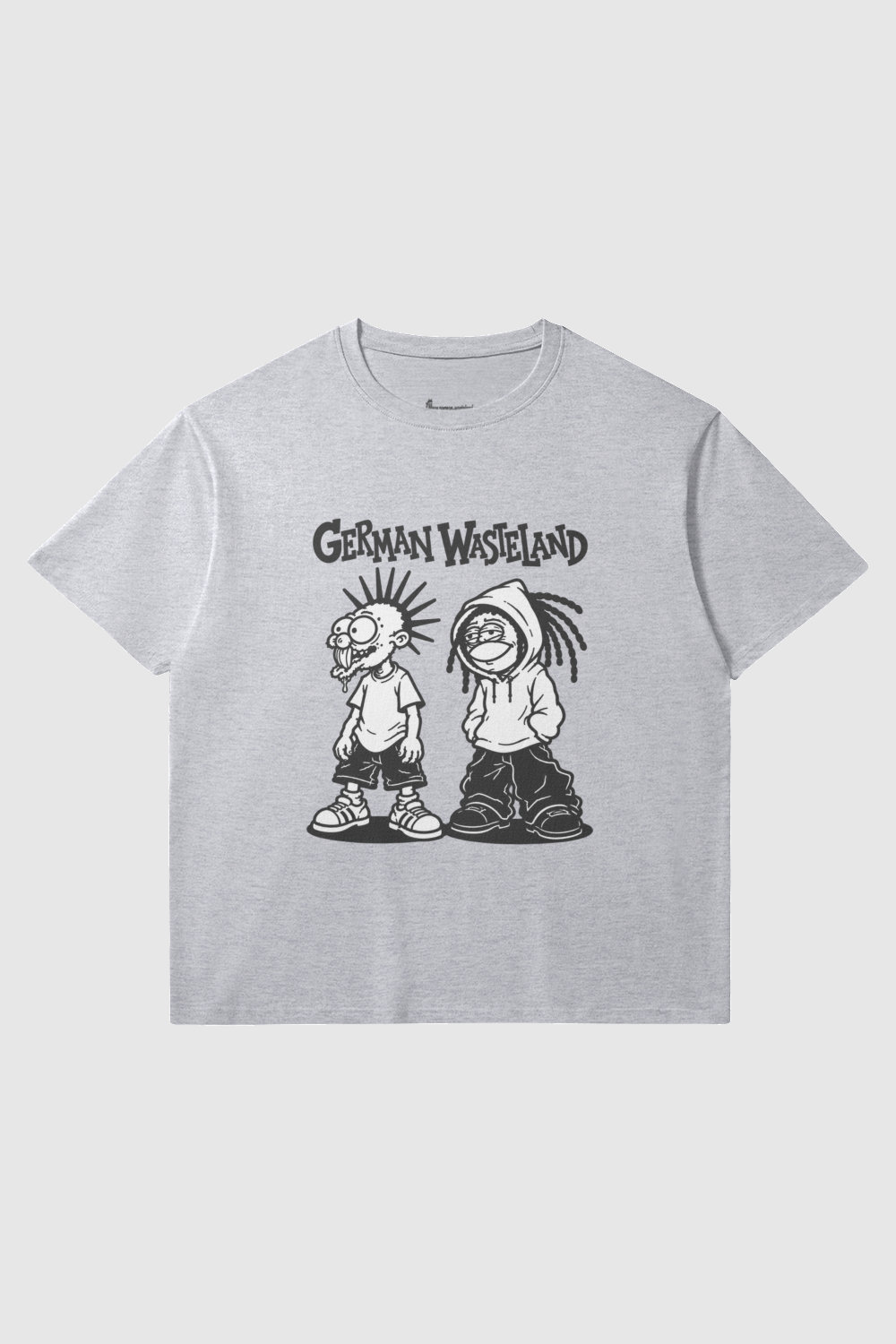 junks tshirt – Vorderansicht – Medium Heather Gray