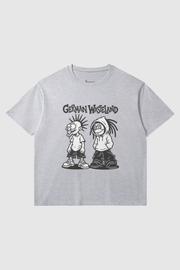 junks tshirt – Vorderansicht – Medium Heather Gray
