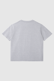 junks tshirt – Rückansicht – Medium Heather Gray