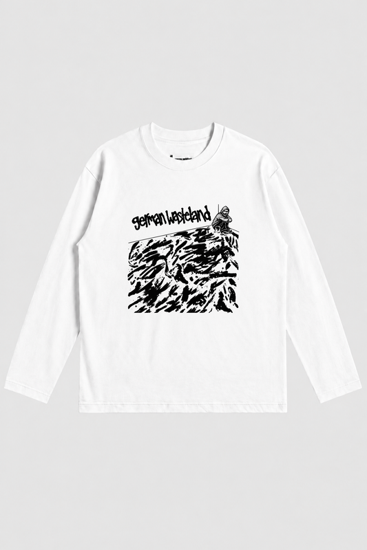 distraction longsleeve – Vorderansicht – White