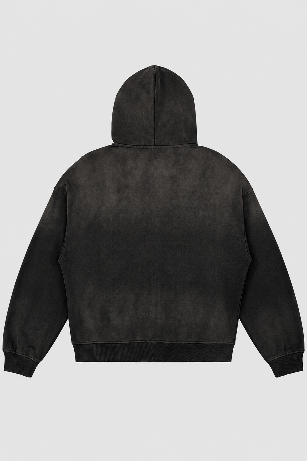 maul zip hoodie – Rückansicht – Black
