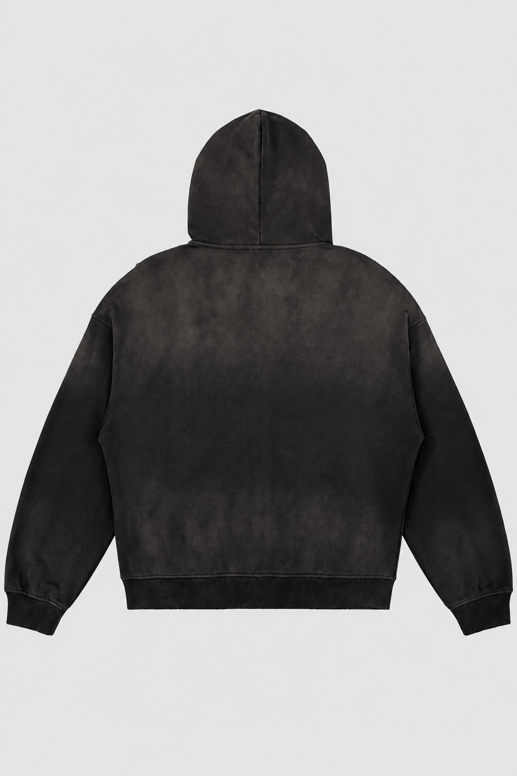 maul zip hoodie – Rückansicht – Black