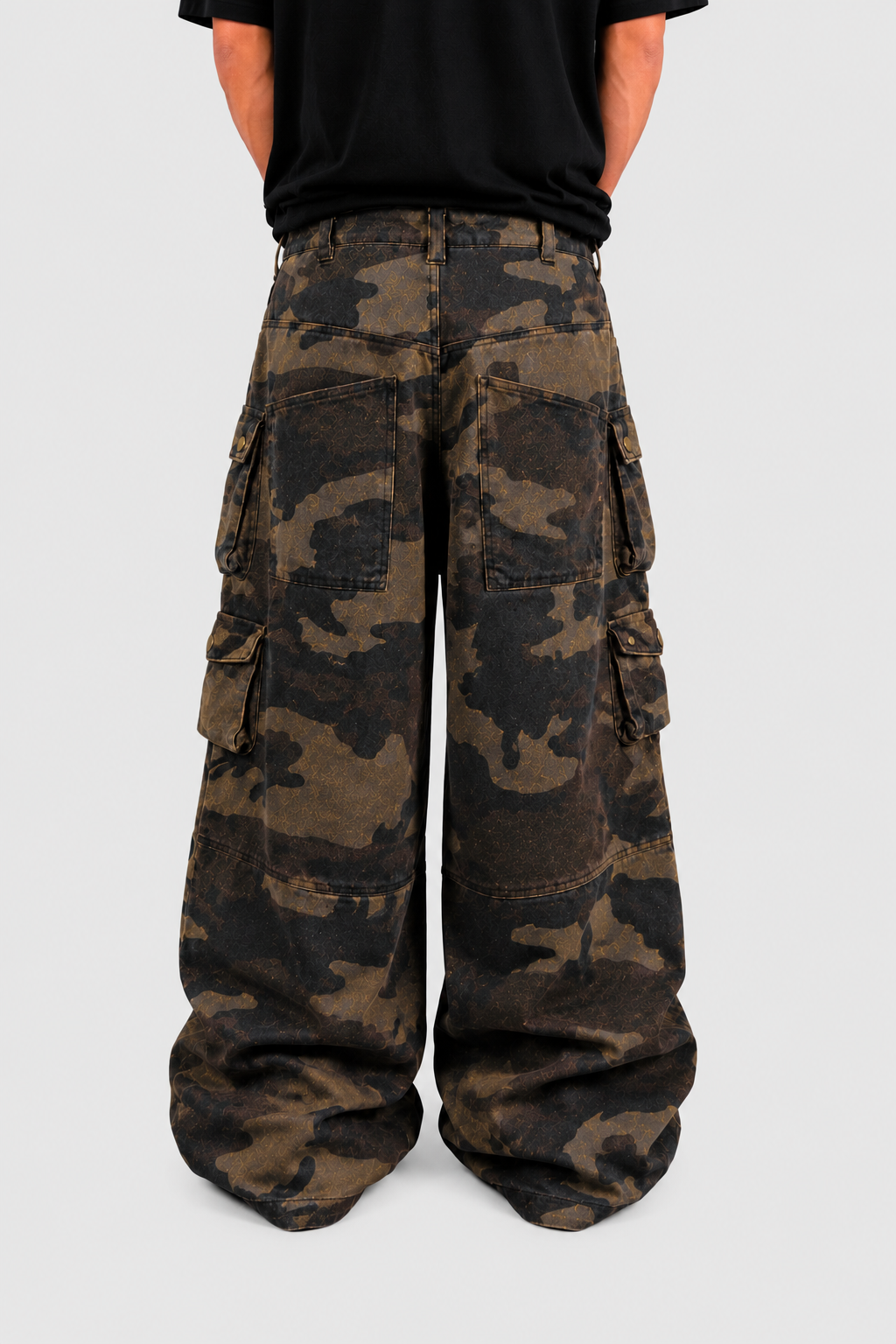camouflage cargo hosen