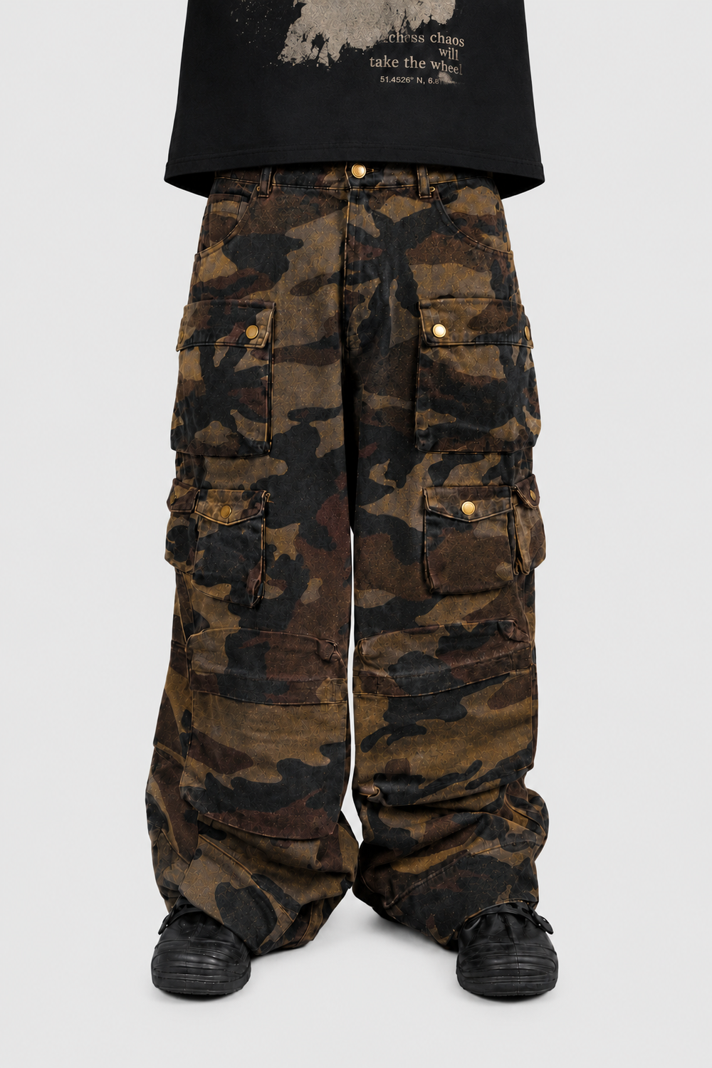 camouflage cargo hosen