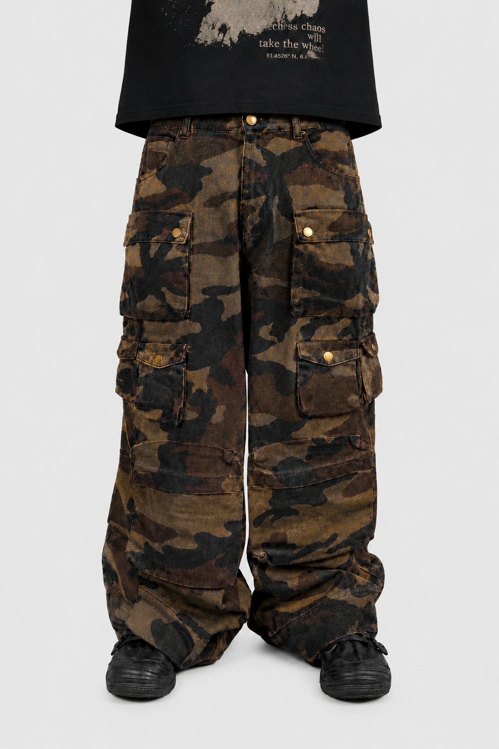 camouflage cargo hosen
