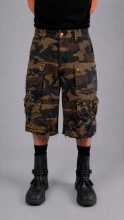AW25 B*NDESWEHR | Camouflage Cargo Shorts
