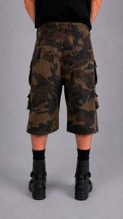 AW25 B*NDESWEHR | Camouflage Cargo Shorts