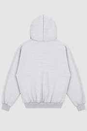 sigil zip hoodie – Rückansicht – Light Gray