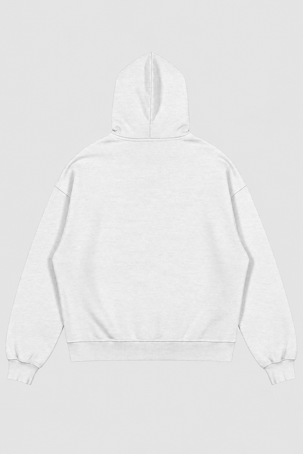 trash zip hoodie – Rückansicht – Light Gray